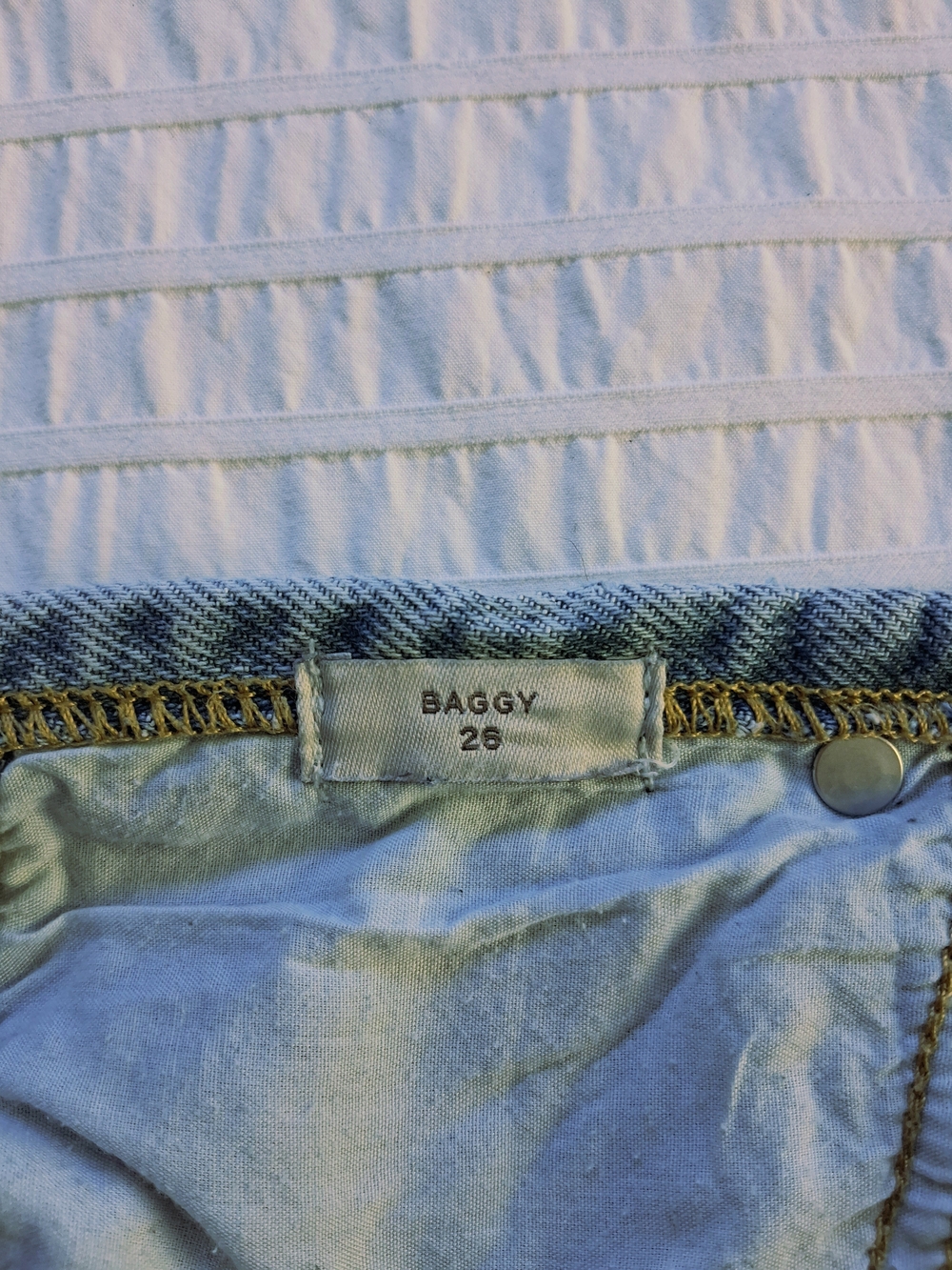 PACSUN - LIGHT WAS CARGO STRAIGHT JEANS🎨🌻☀️ - Picture 5 of 6